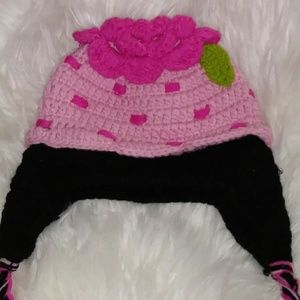 💥3/$12 Crocheted flower hat